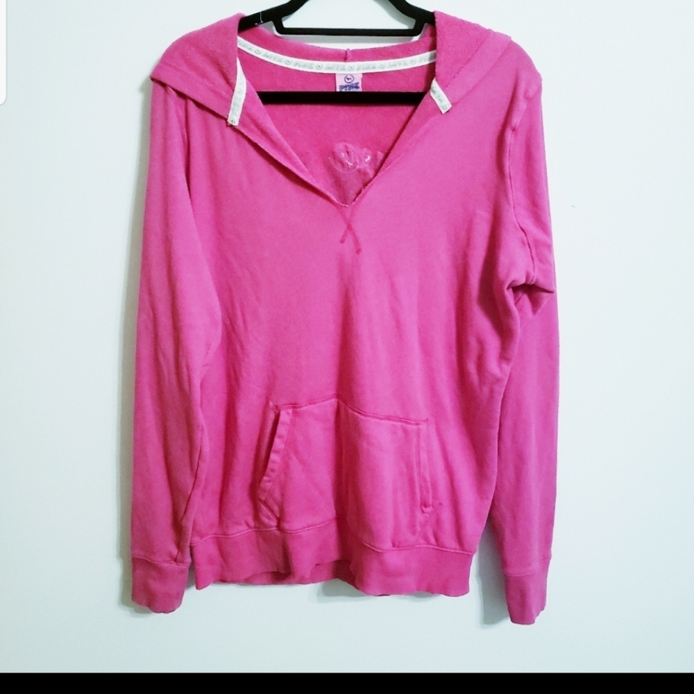 Pink Victoria's Secret Fuschia Hoodie...M